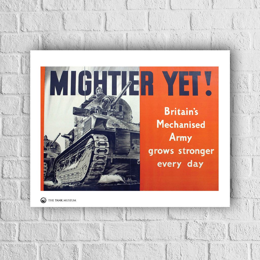 Art Print: Vintage Poster Mightier Yet! Wall Art On Demand Star Editions 11x14" No Frame