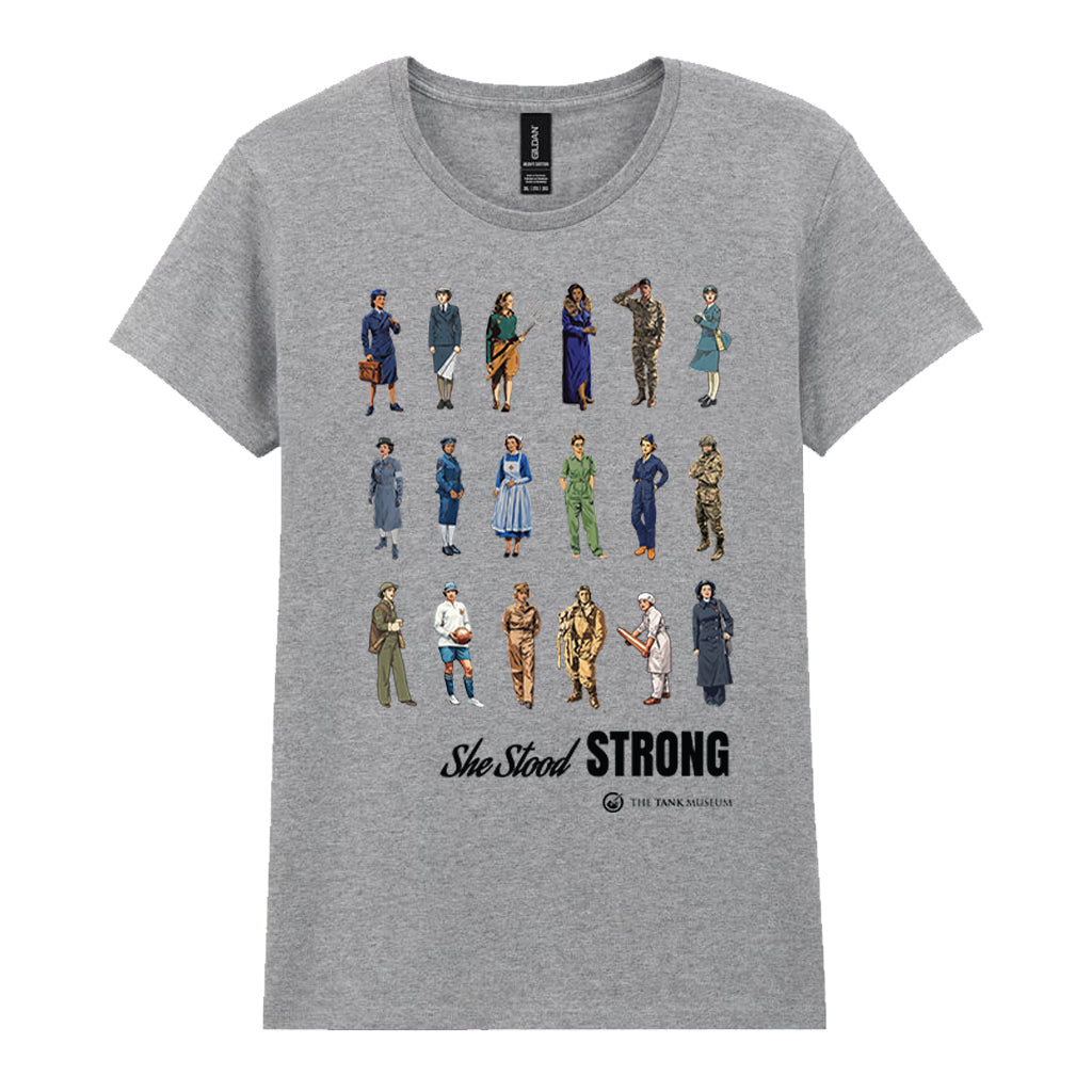 Women in Warfare 'She Stood Strong' Collection Ladies T-Shirt