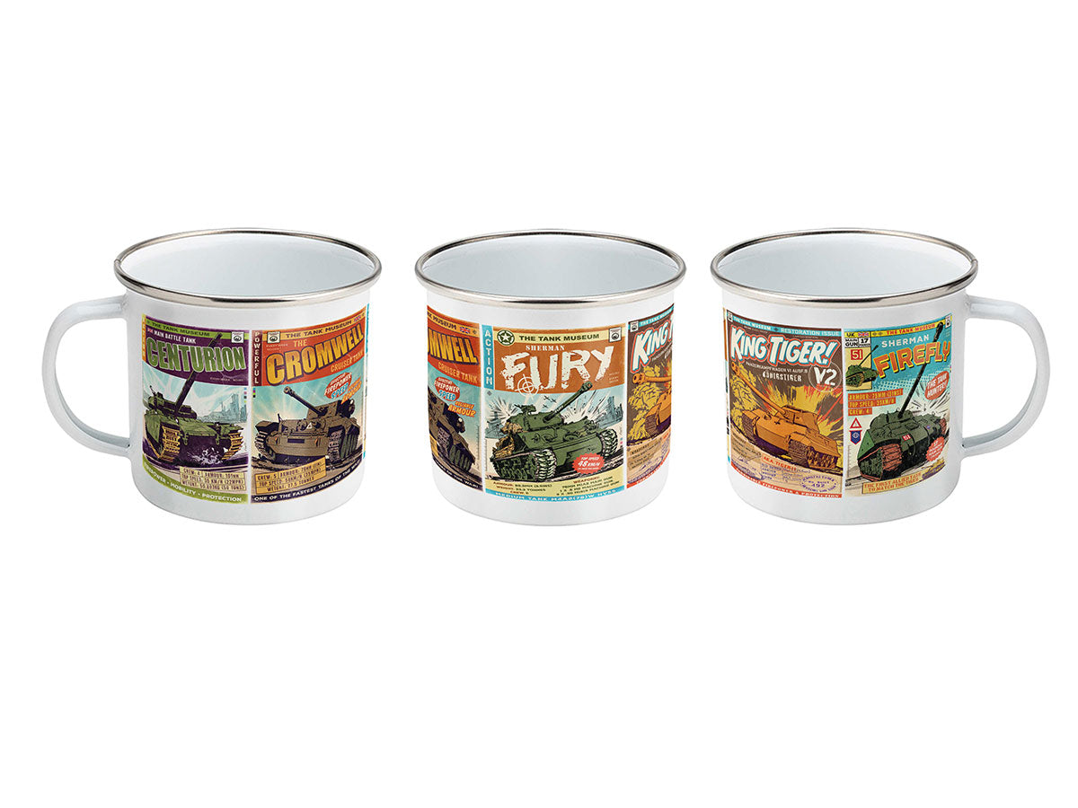 Comic Enamel Mug (needs weight and WORM) Mug Star Editions Ltd