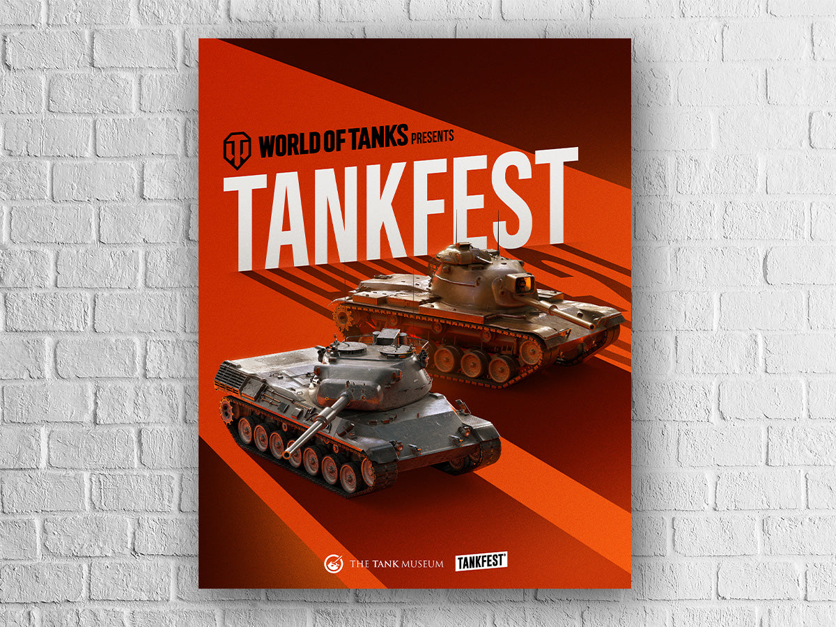 World of Tanks TANKFEST Print Wall Art Star Editions Ltd