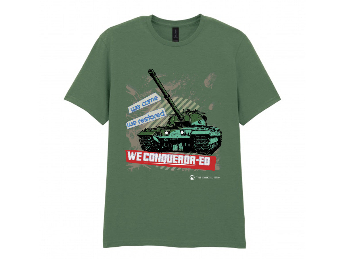 Conqueror T-Shirt T-Shirt On Demand Star Editions Military Green S
