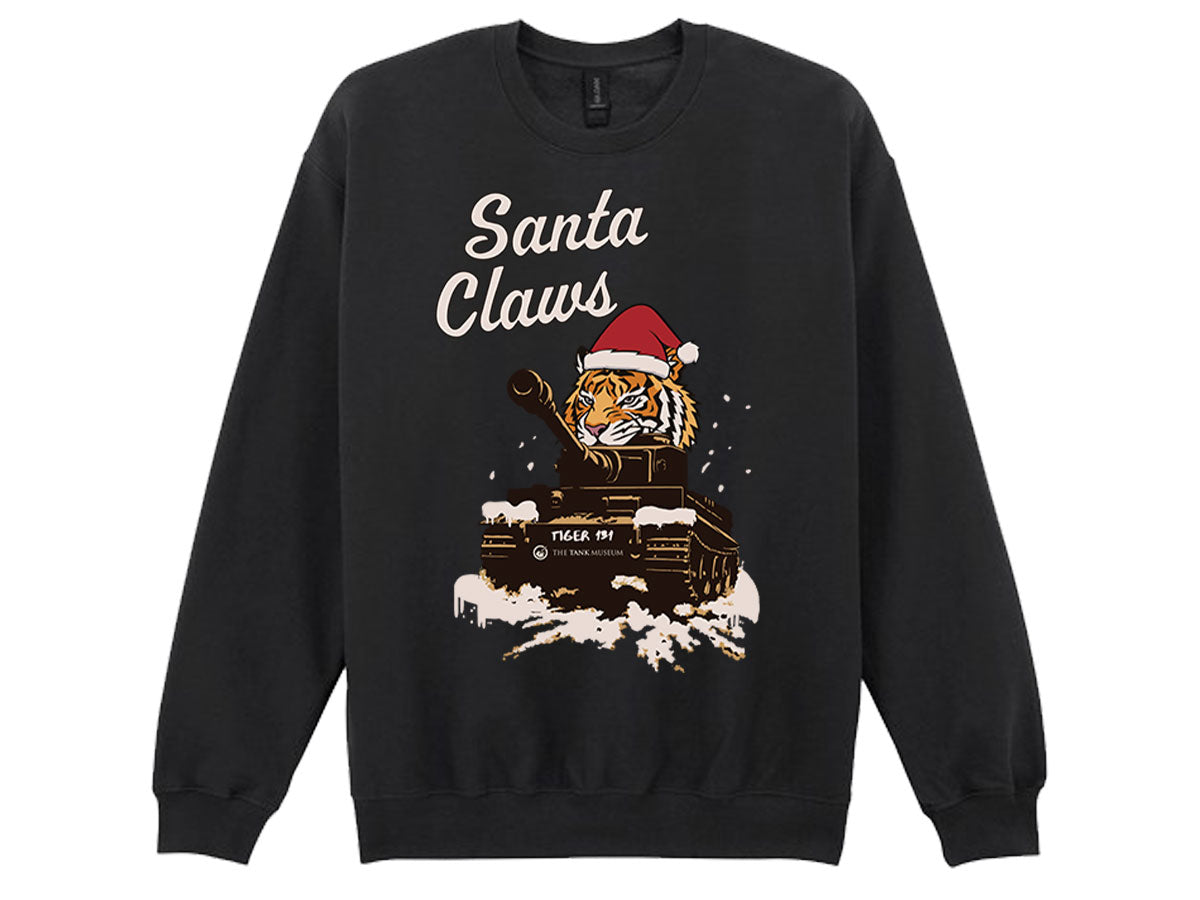 Santa Claws Christmas Jumper - Online Exclusive (needs link to other xmas products) (Copy) Jumper On Demand Star Editions Black S