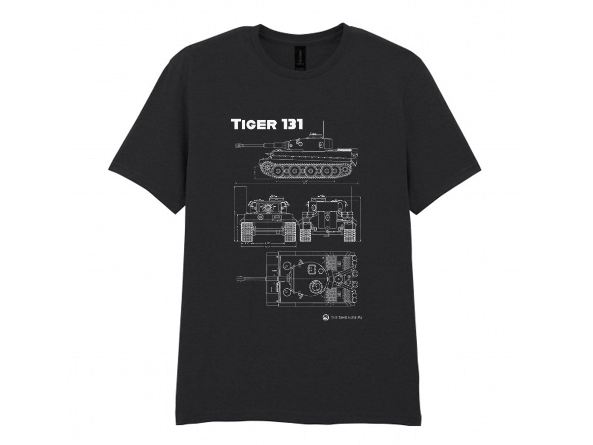 Tiger 131 Tank Blueprint T-Shirt - Online Exclusive
