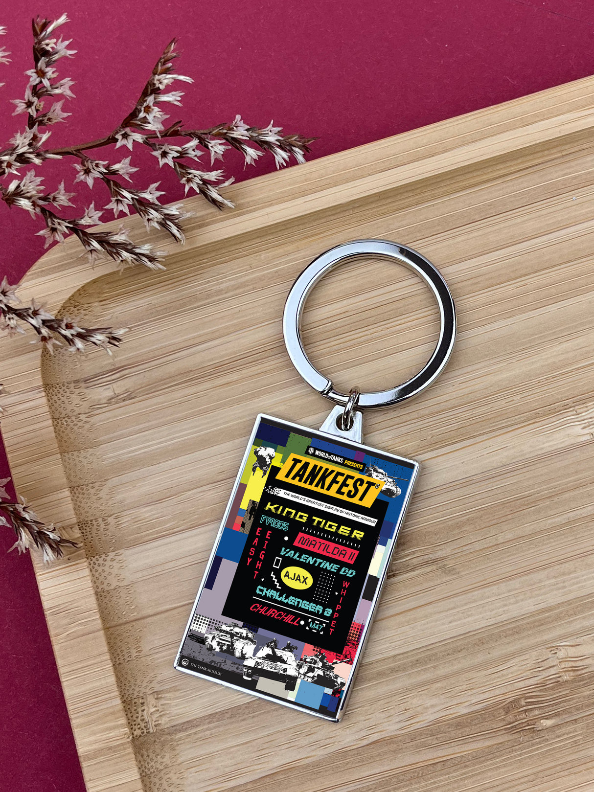 TANKFEST 2025 Keyring Keyring Haskins Giftware