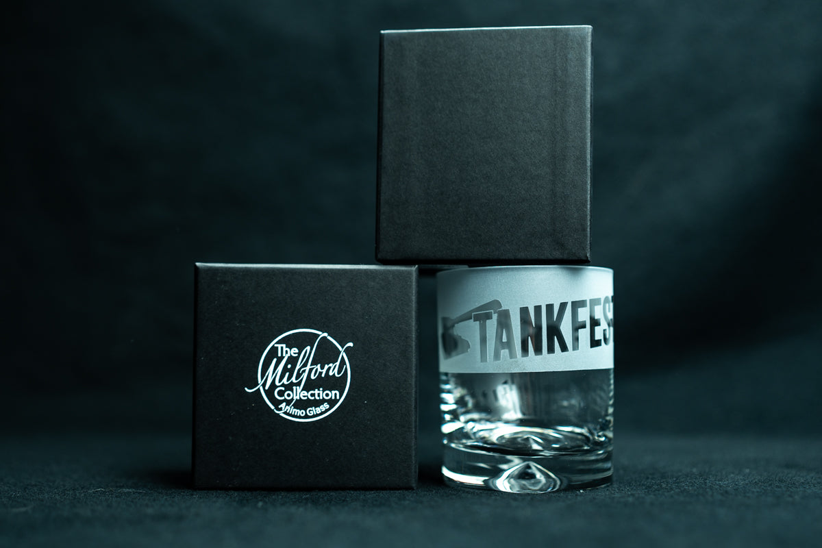 TANKFEST Big Guns Whisky Tumbler Drinkware Milford Collection