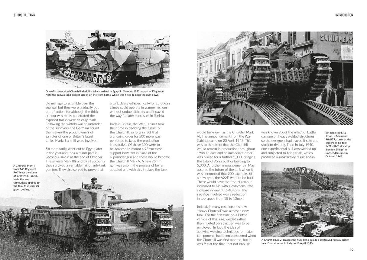 Churchill Tank: Vehicle History and Specification Book TM Publications