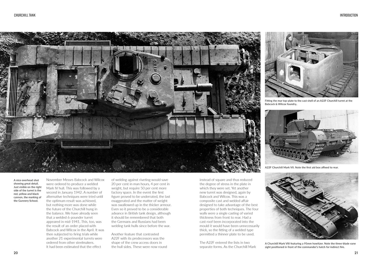 Churchill Tank: Vehicle History and Specification Book TM Publications