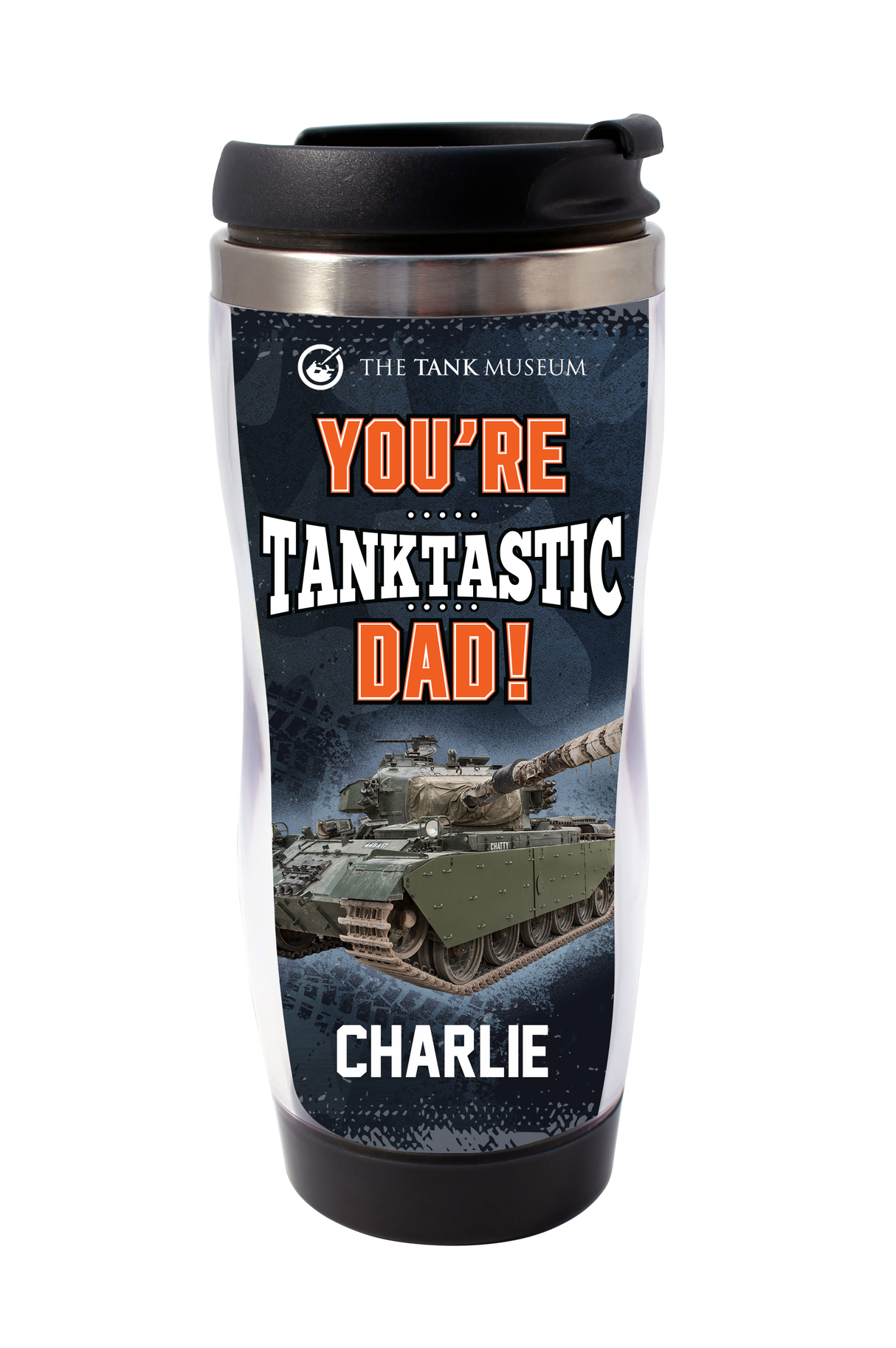 "Tanktastic" Dad Personalised Travel Mug Mug My Moments