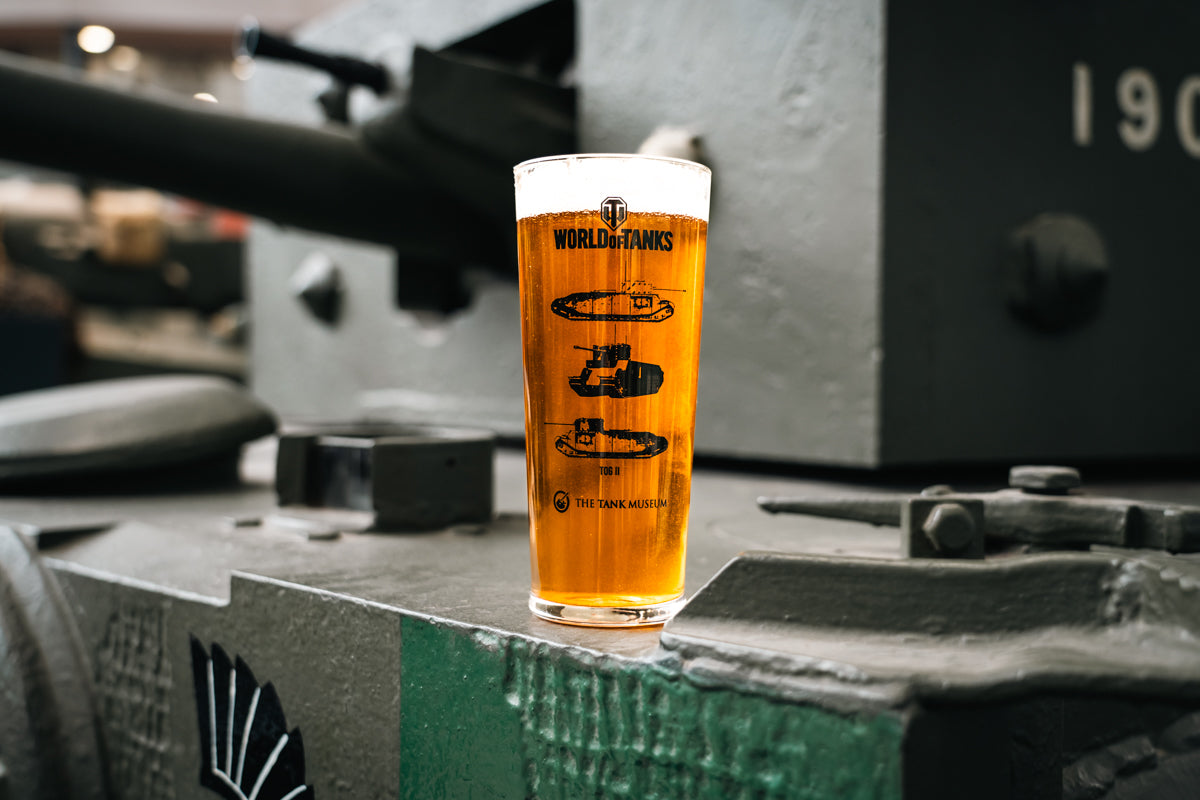 World of Tanks TOG Pint Glass Drinkware Piddle