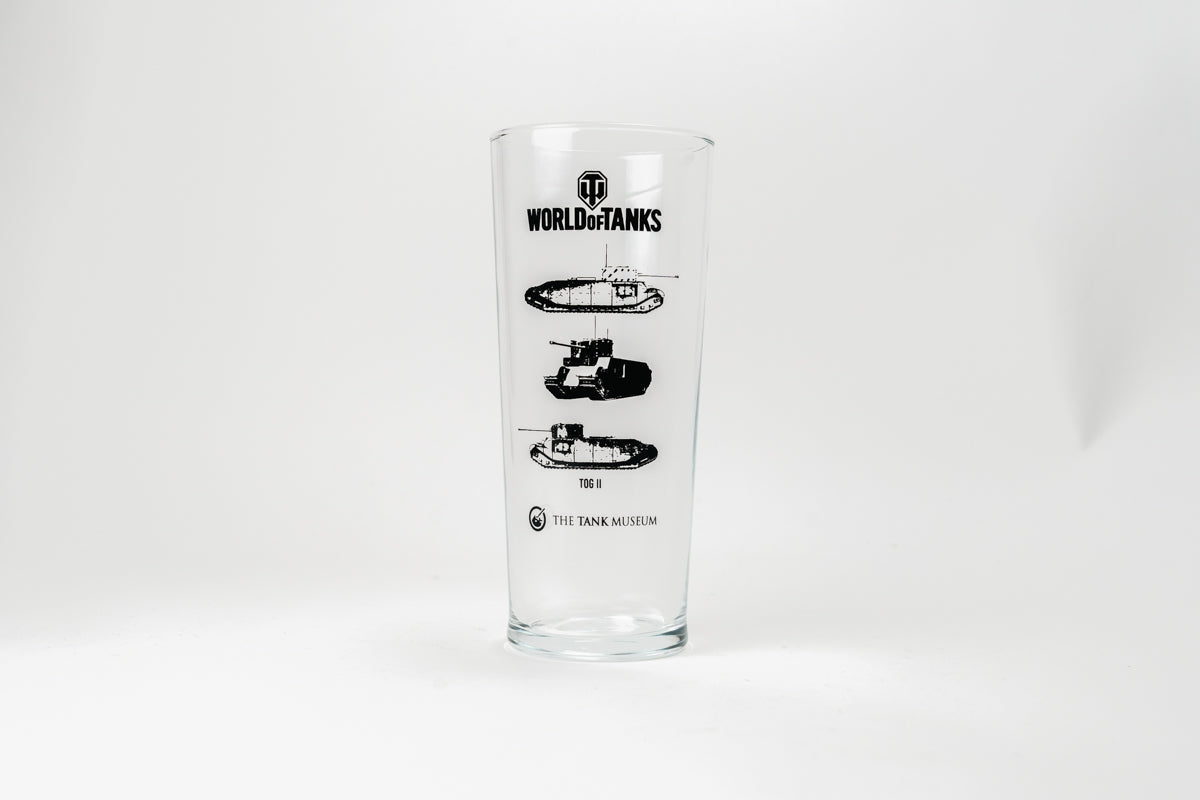 World of Tanks TOG Pint Glass Drinkware Piddle