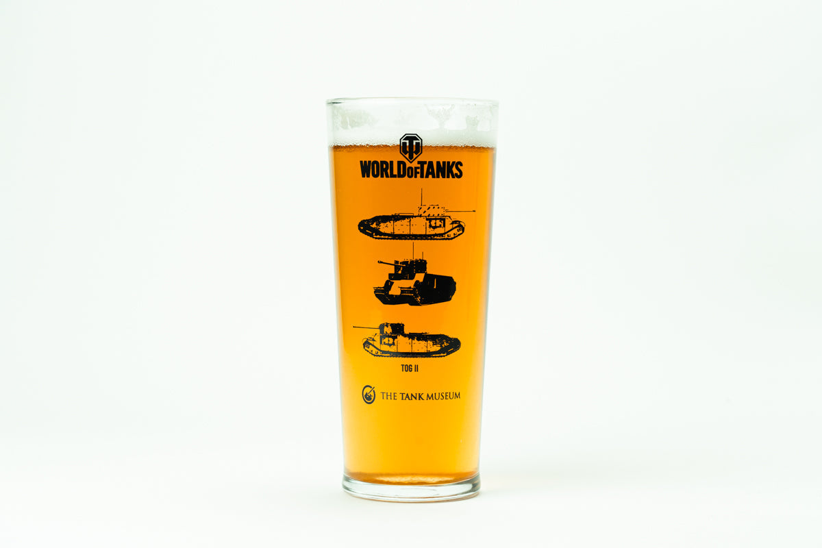 World of Tanks TOG Pint Glass Drinkware Piddle