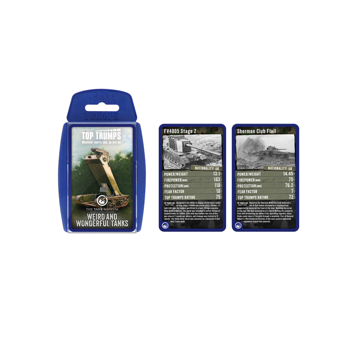 Tank Museum 'Weird and Wonderful Tanks' Top Trumps Game Winning Moves