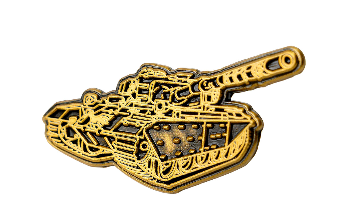Tank Tie and Pin Badge Tie AAA Ltd