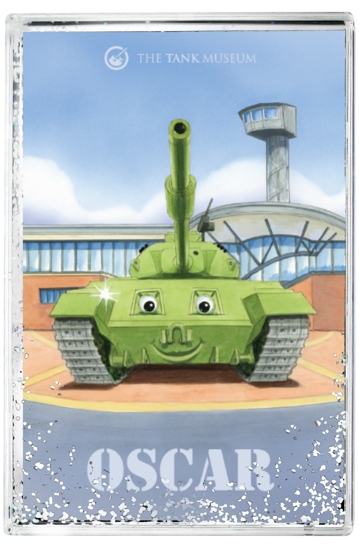 Tankie Character Glitter Block
