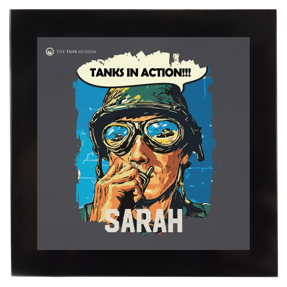 Action Personalised Square Coaster Coaster My Moments