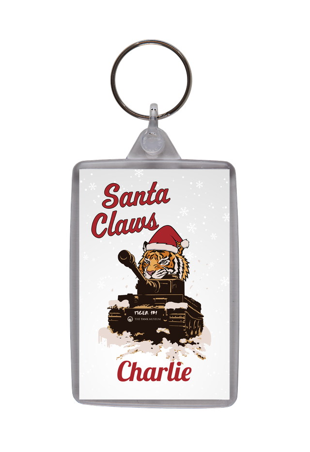 Santa Claws Personalised Keyring TEST Keyring My Moments