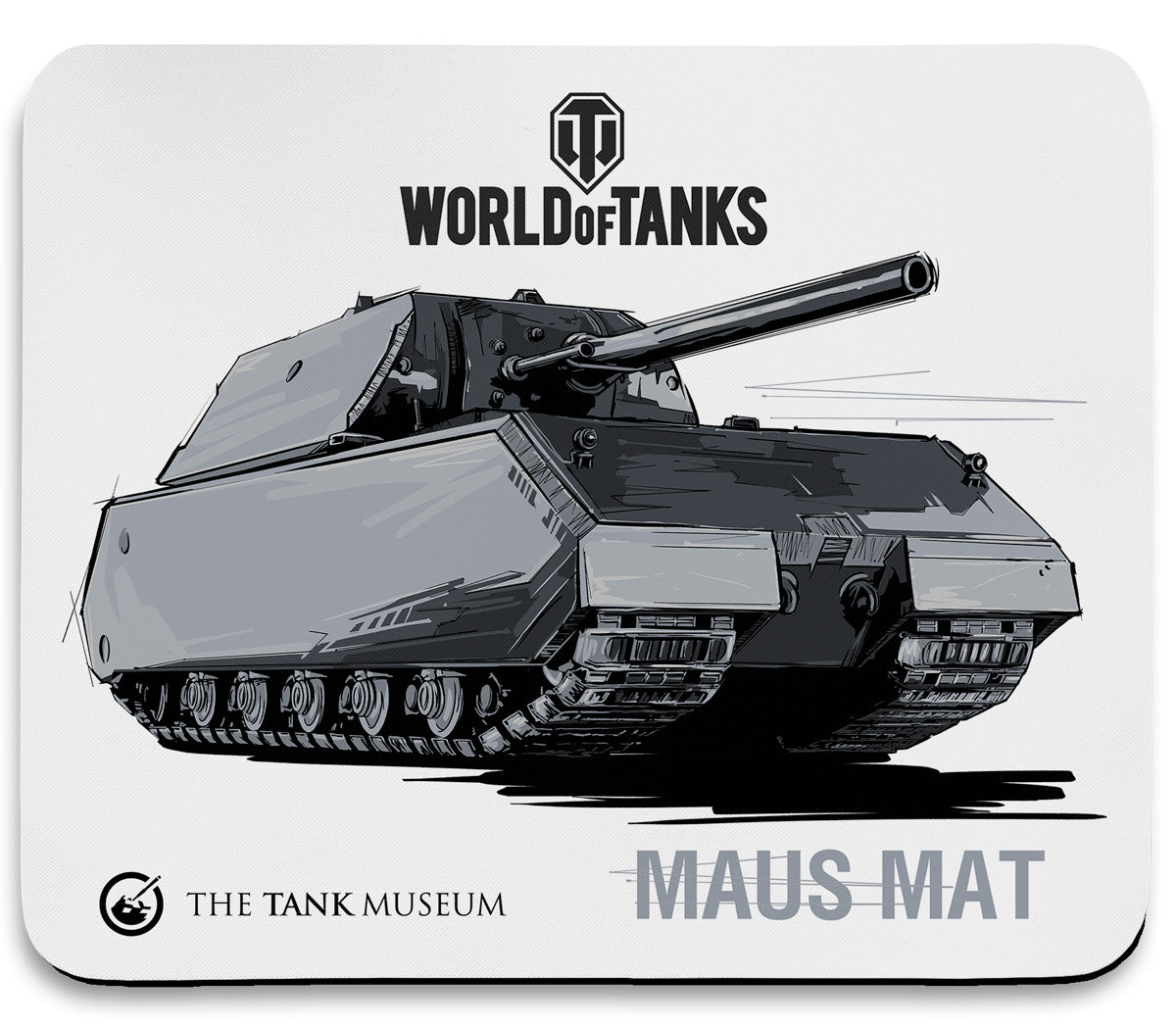 World of Tanks Maus Mat Stationery The Original Metal Sign Co