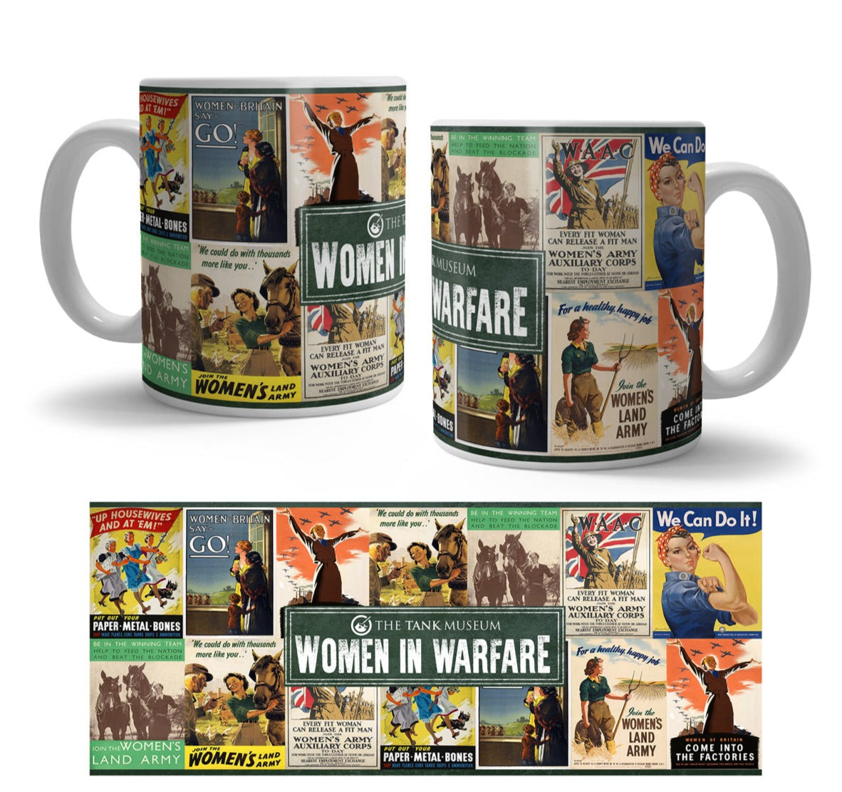 Women in Warfare Mug Mug The Original Metal Sign Co
