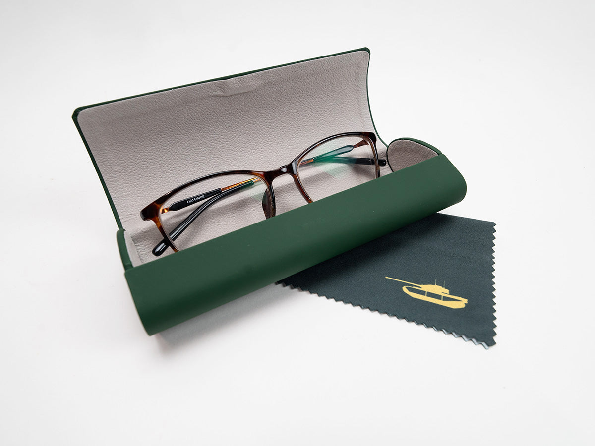 Green Centurion Glasses Case and Lens Cloth Glasses case Dalaco