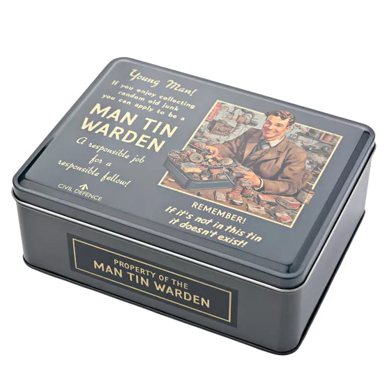 Civil Defence Young Man Tin Homeware Widdop Bingham