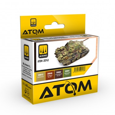 AMMO Atom: 1944-45 German Standard Colour Set Model Paint Ammo by mig.