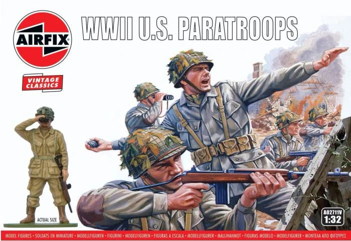 Airfix 1:32 Scale WWII U.S Paratroops