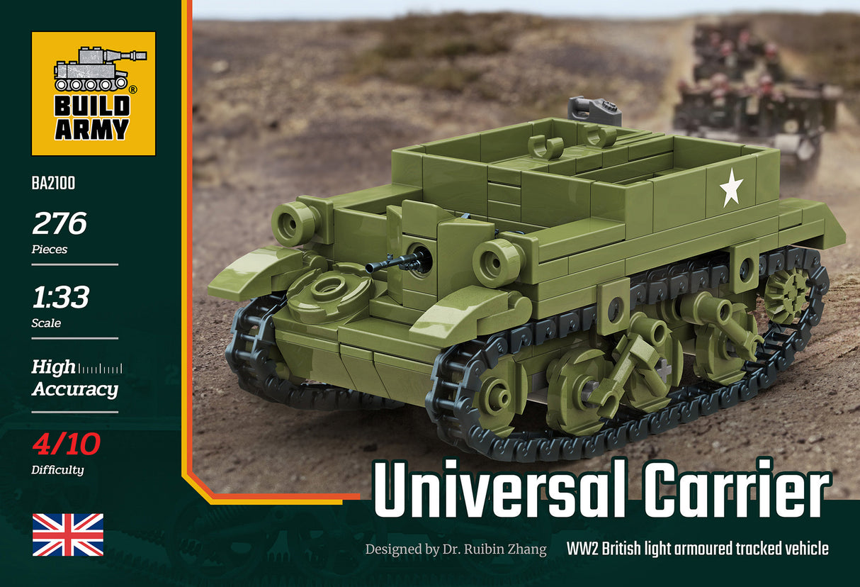 Build Army Universal Carrier Brick Model Kit Build Army