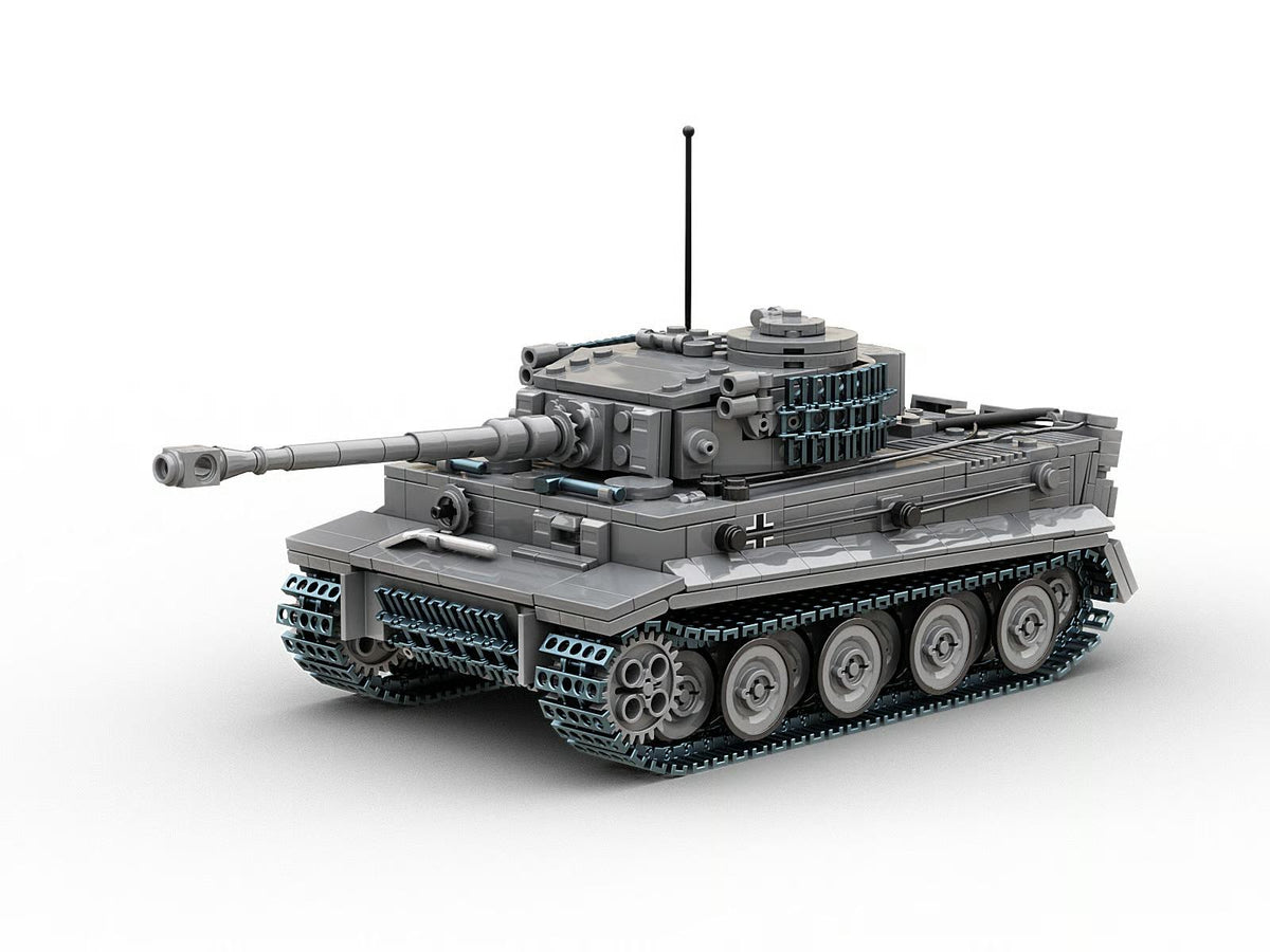 Build Army 1:33 Tiger 1 Ausf.E (CHECK) Brick Model Kit Build Army