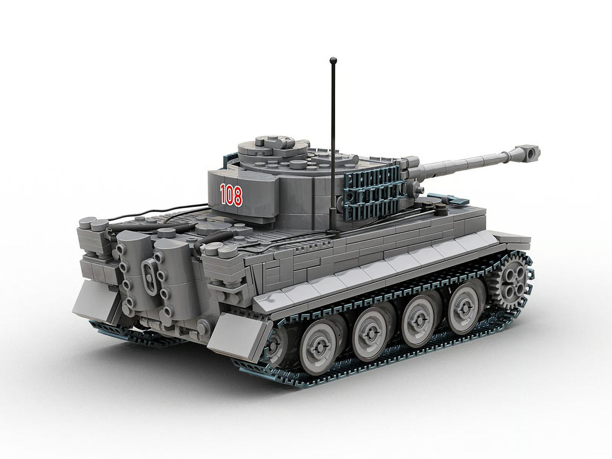 Build Army 1:33 Tiger 1 Ausf.E (CHECK) Brick Model Kit Build Army
