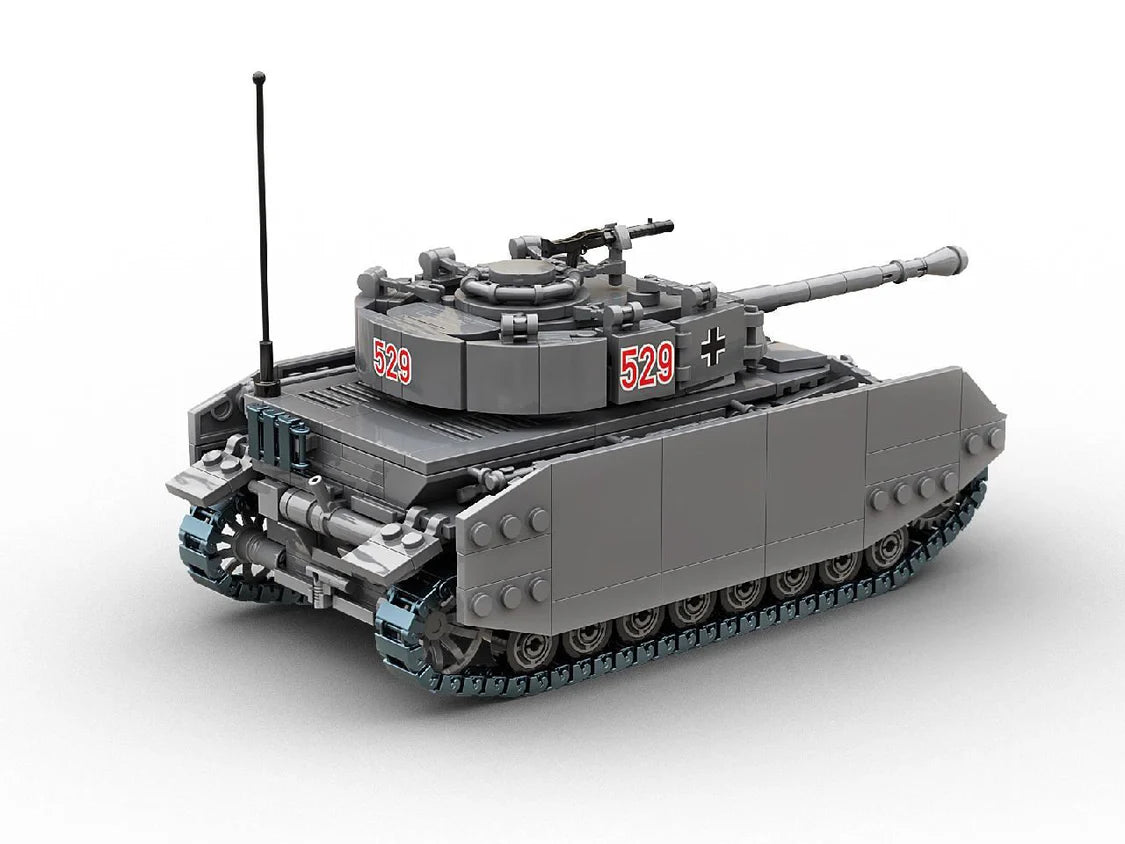 Build Army Panzer lV Ausf.H Brick Model Kit Build Army