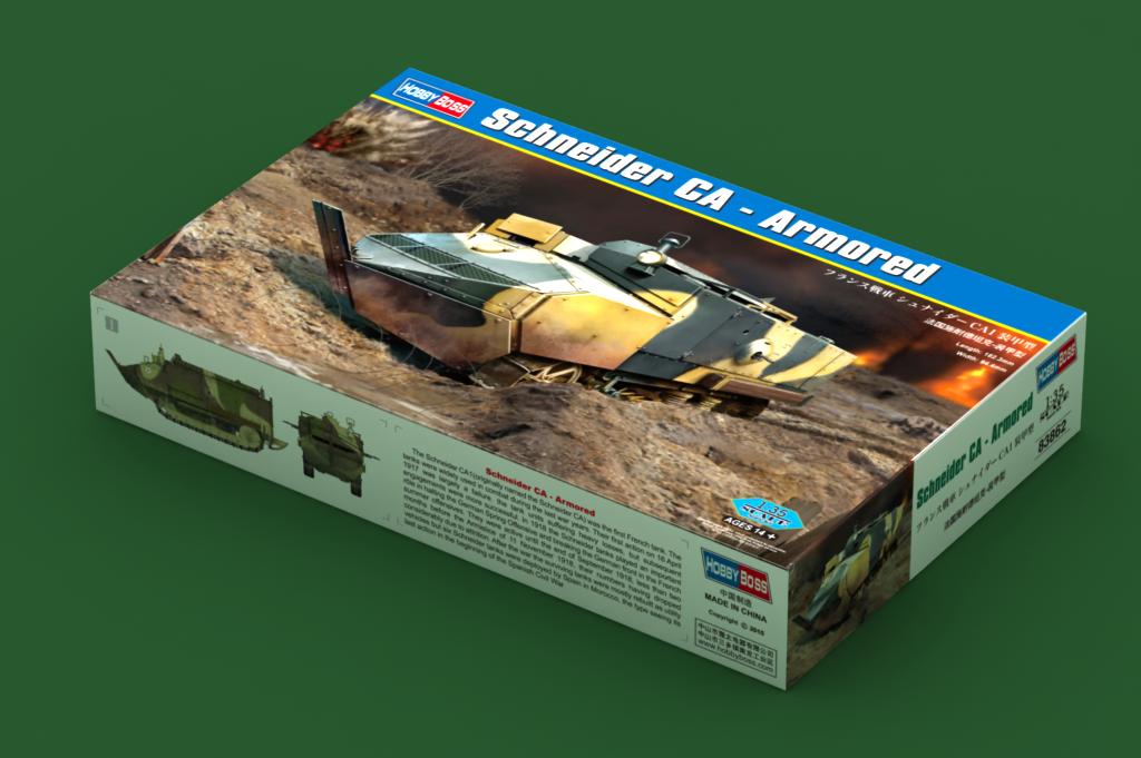 Hobby Boss 1/35 Schneider CA - Armored Scale Model Hobby Boss