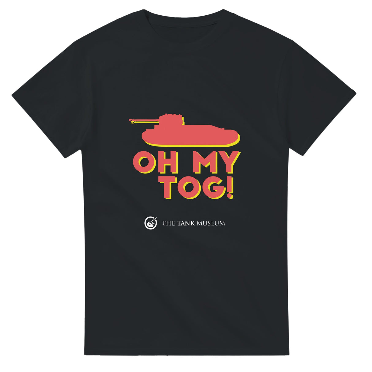 Oh My TOG t-shirt - Shipped from US Print Material The Tank Museum Black S
