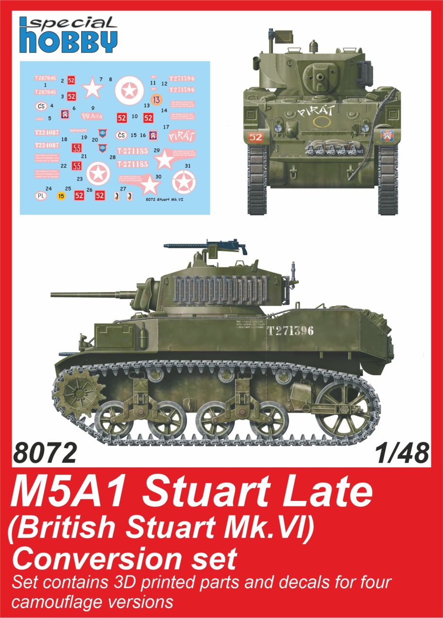 1/48 M5A1 Stuart conversion