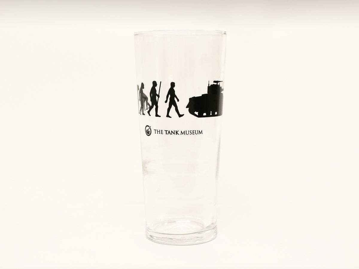 Evolution of Man Pint Glass Drinkware Piddle