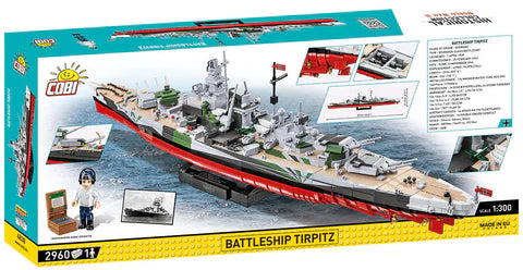Cobi 1/300 Battleship Tirpitz Brick Model Kit Cobi