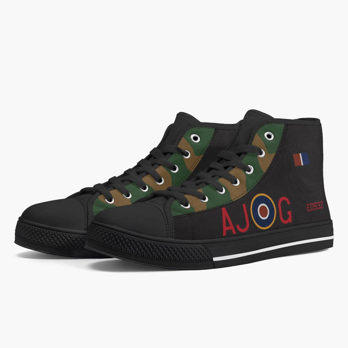 Lancaster AJ-G High Top Canvas Trainer Footwear I Love A Hanger