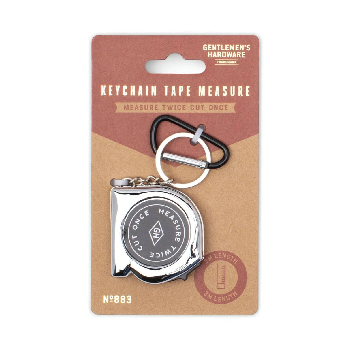 Key Chain Tape Measure Homeware Gentleman's Hardware