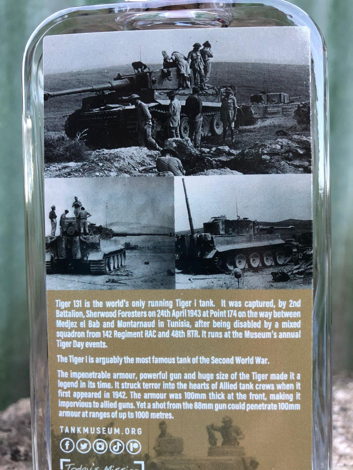 Tiger 131 Gin 20cl Drink Classic Racing Spirit