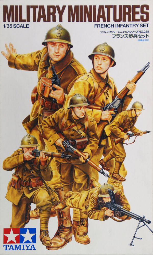 Tamiya 1/35 WWII French Infantry Set Scale Model Tamiya