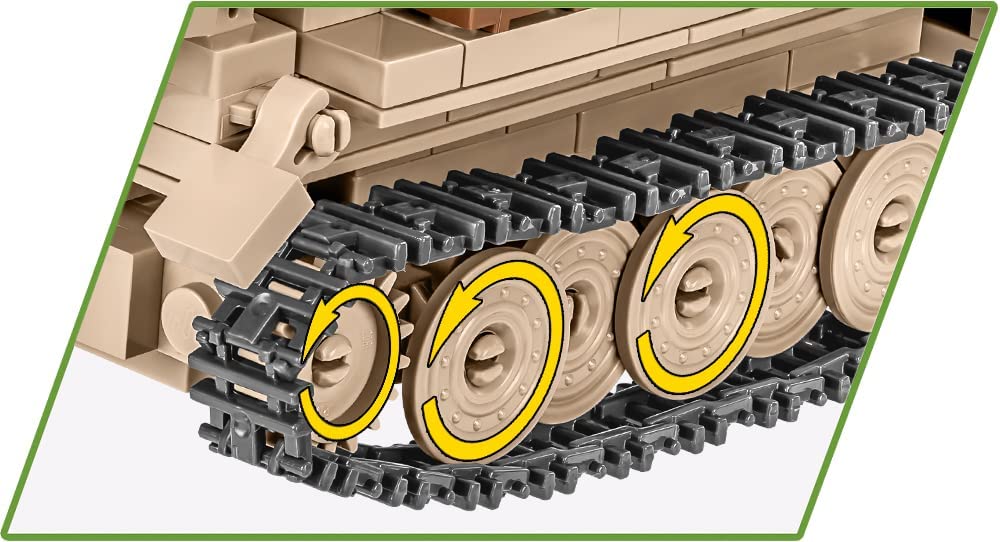Cobi Sd.Kfz. 10 Demag D7 Brick Model Kit Cobi