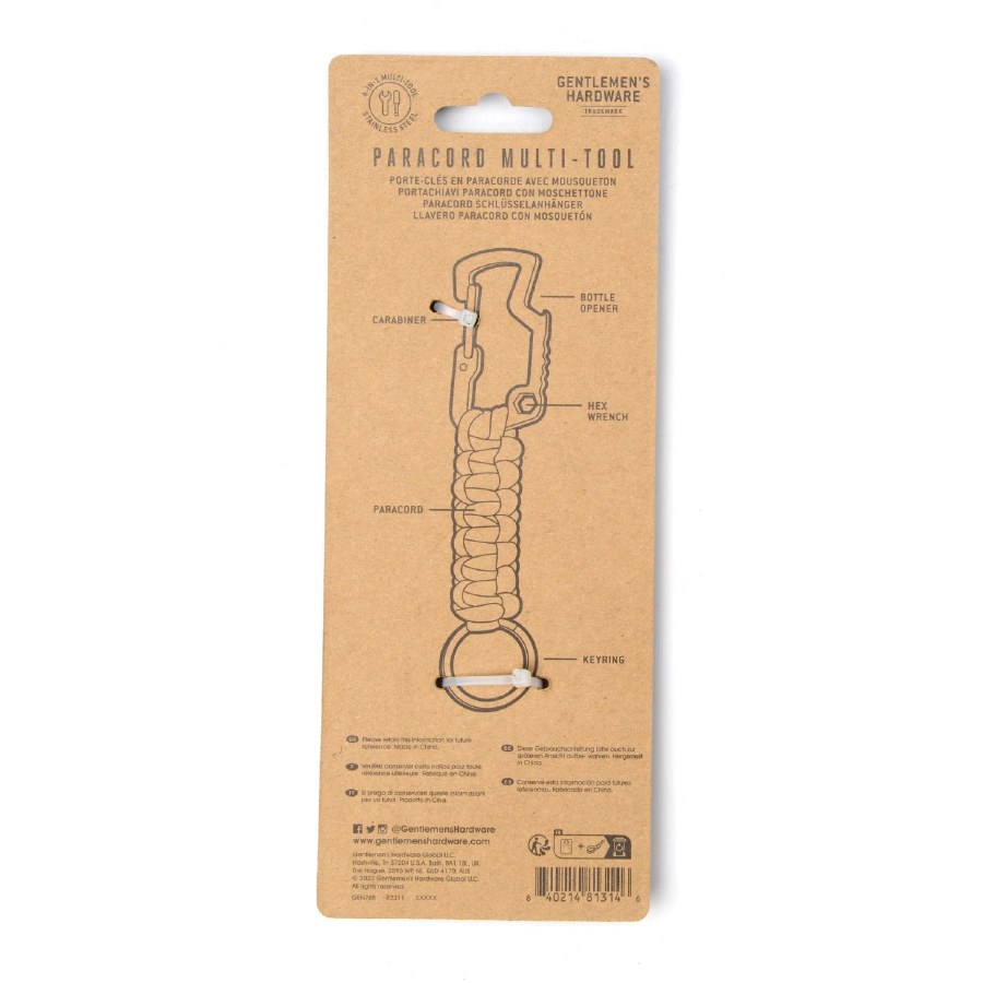 Mini Paracord Multi-Tool Camping accessory Gentleman's Hardware