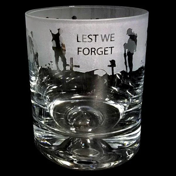 Lest We Forget Whisky Tumbler Drinkware Milford Collection