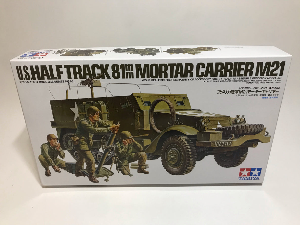 Tamiya 1/35 Scale US Mortar Carrier M21 Scale Model Tamiya