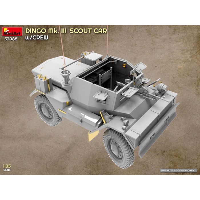 MiniArt 1/35 Dingo Mk III Scout Car with Crew