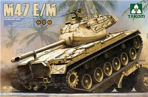 Takom 1/35 US Medium Tank M47E/M 2 in 1 Scale Model Takom