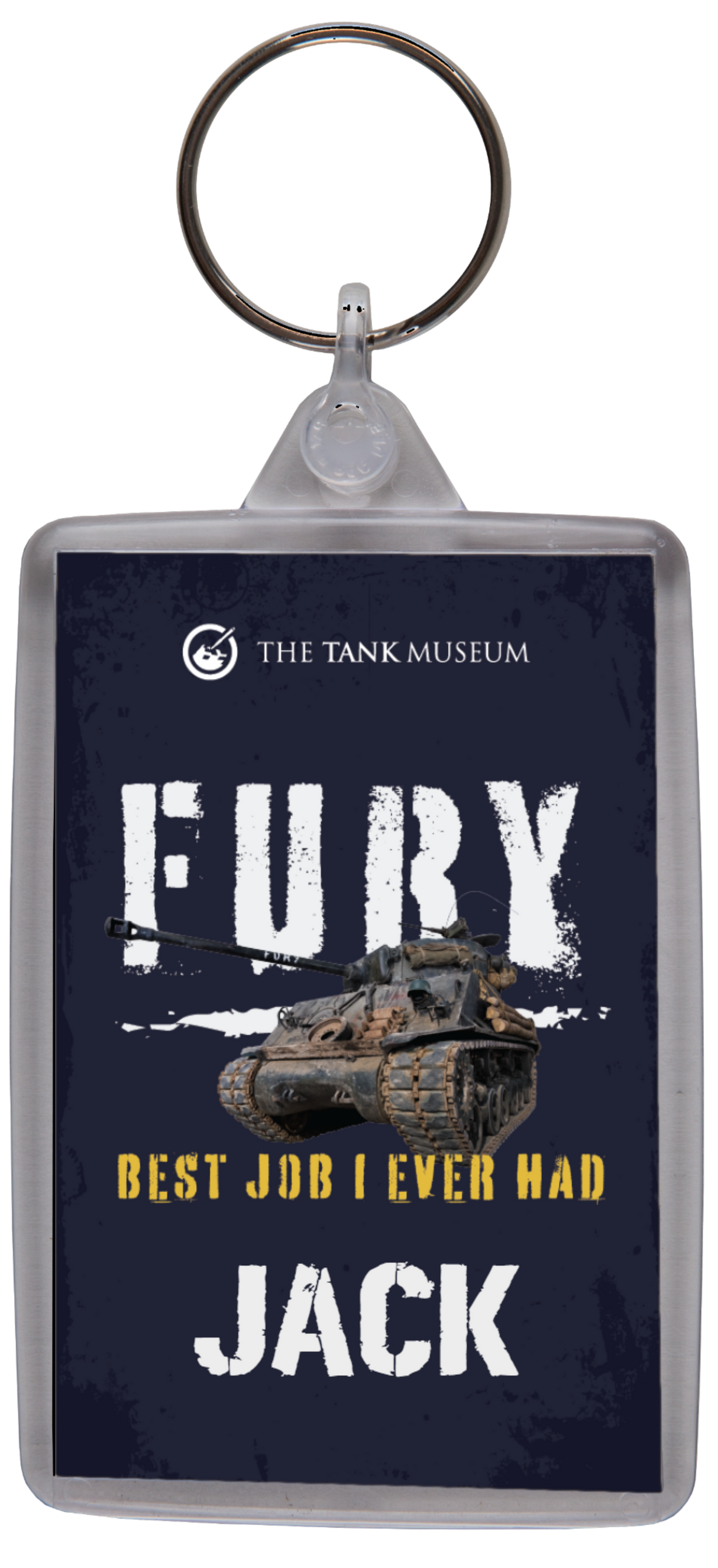 Fury 'Best Job I Ever Had' Personalised Keyring Keyring My Moments