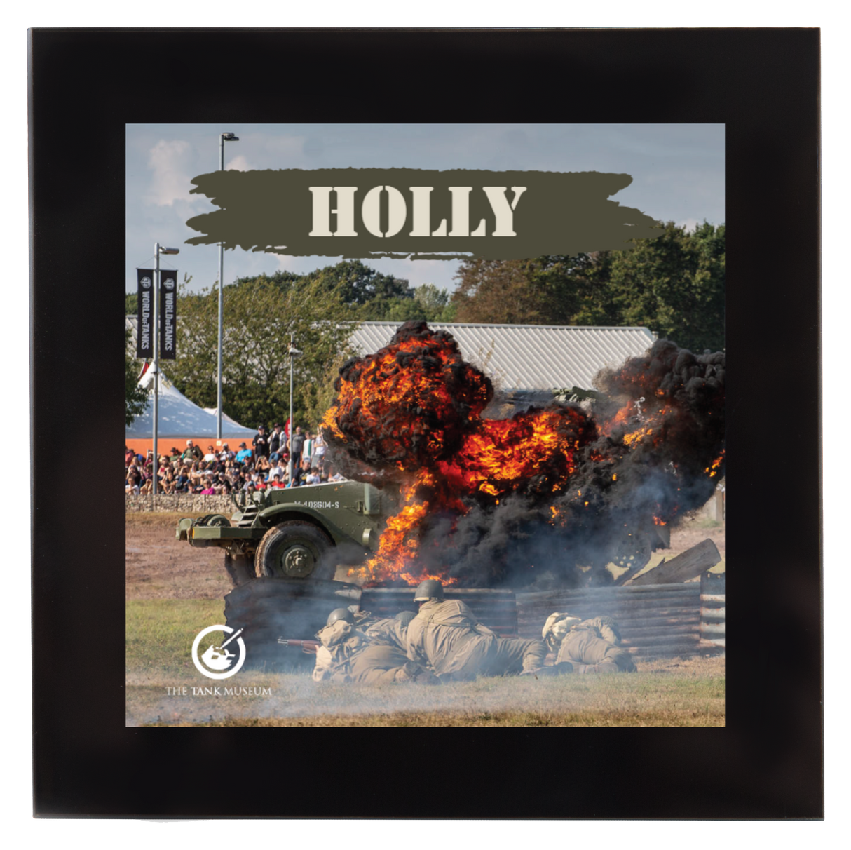 Tankfest Personalised Square Coaster Coaster My Moments