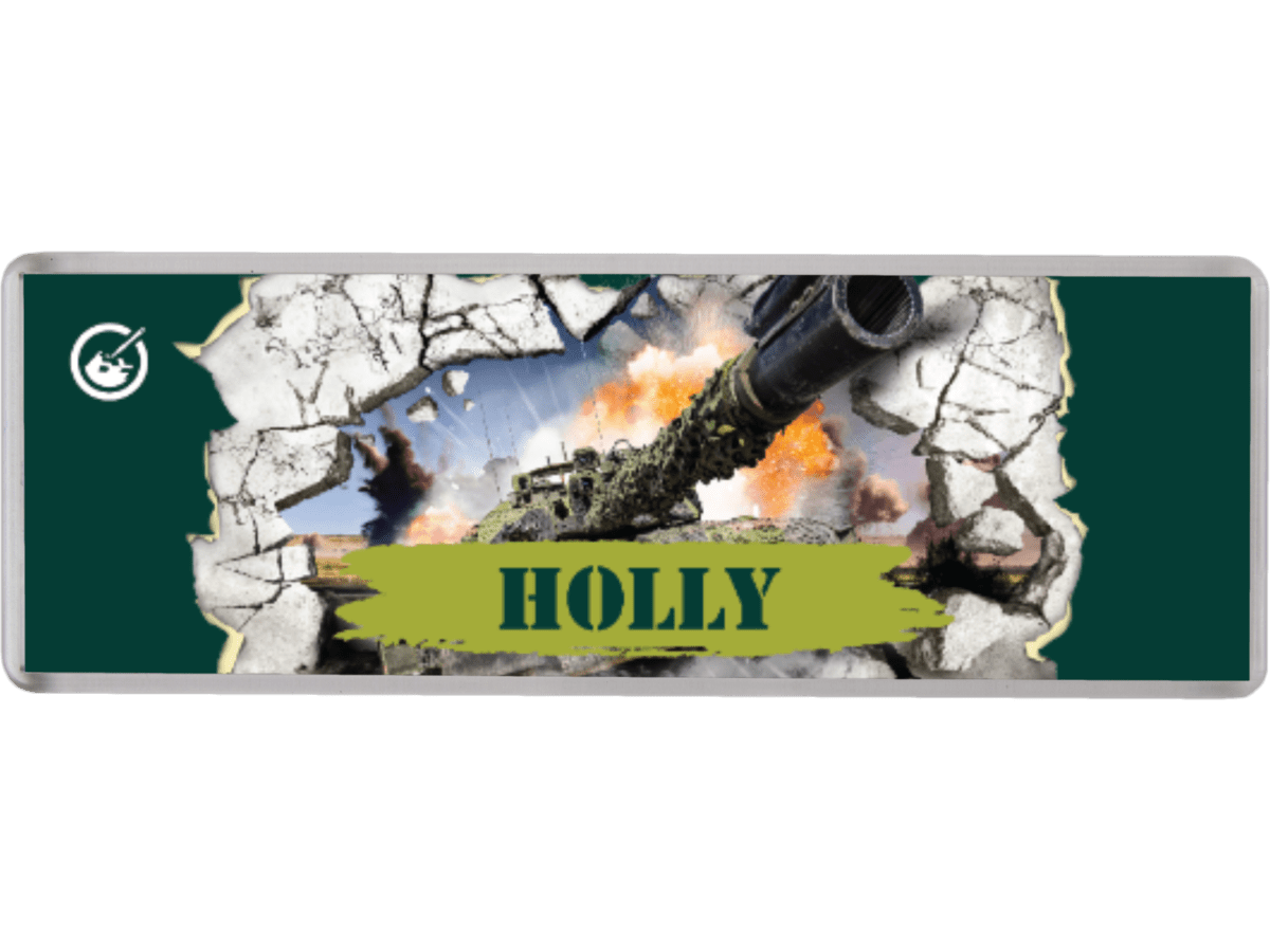 Tank Through Wall Magnet Fridge Magnet My Moments