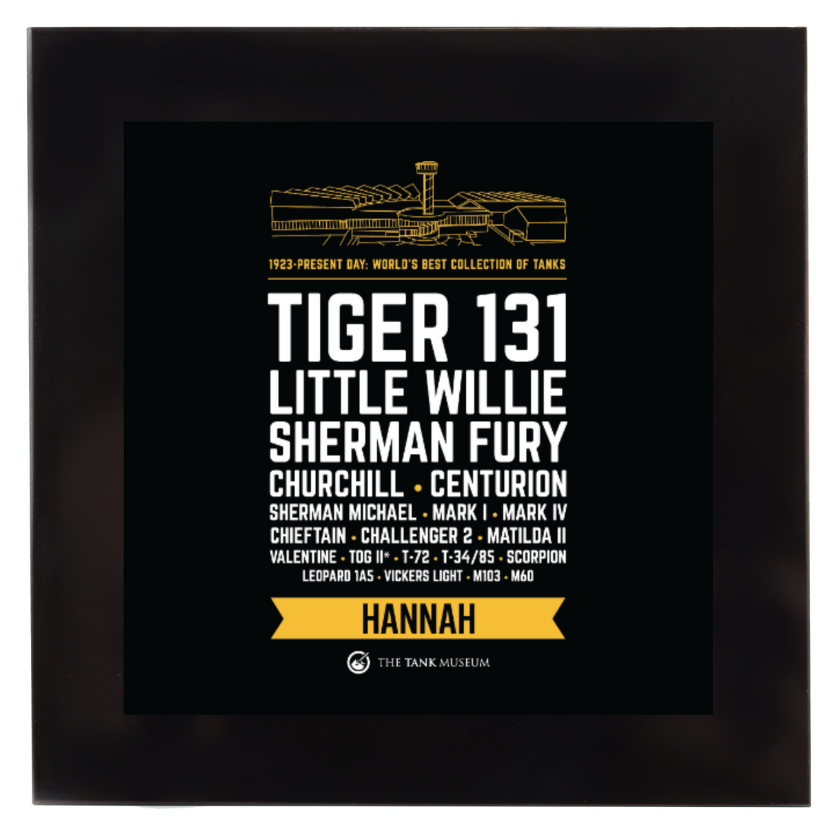 Tanks Lineup Personalised Coaster Coaster My Moments