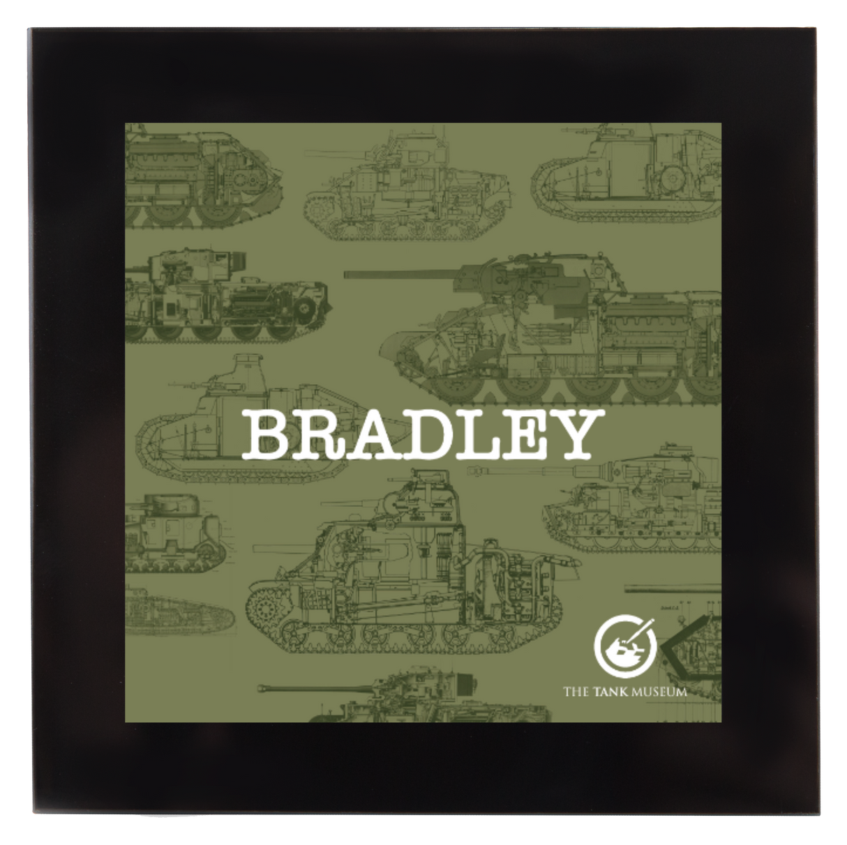 Tanks Outline Personalised Coaster Coaster My Moments